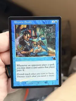 Rhystic Study - 2000 Prophecy Set FOIL - NM - 45/143 - Image 1