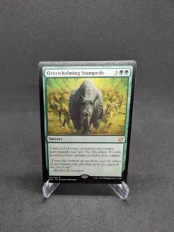 MTG Magic the Gathering Overwhelming Stampede Modern Masters 2015 LP+ - Image 1