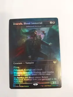 Dracula, Blood Immortal - Falkenrath Forebear Innistrad: Crimson Vow Foil - Image 1