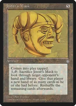 Jester's Mask Ice Age LP MTG - Image 1