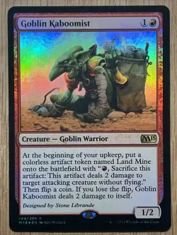 Goblin Kaboomist - MTG - Magic 2015 Foil #144 - Image 1