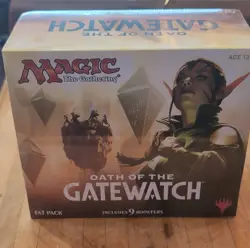 Magic The Gathering OATH OF THE GATEWATCH Fat Pack Kit Sealed 9 Boosters MTG - Image 1