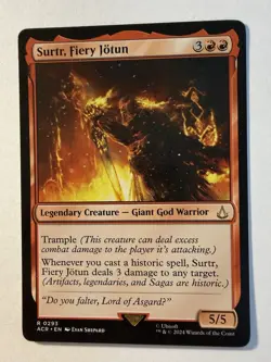 MTG Surtr, Fiery Jotun - Assassin's Creed #293 ACR NM - Image 1