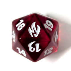 Magic the Gathering Spindown Life Counter Fire & Lightning Premium Deck Red - Image 1