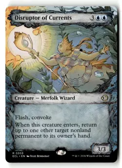 1x MTG Disruptor of Currents (Showcase) NM Normal R Lorwyn Eclipsed 303 - Image 1