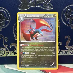 Pokemon 2012 Salamence #8/20, Holographic Rare, Dragon Vault 2012 LP - Image 1