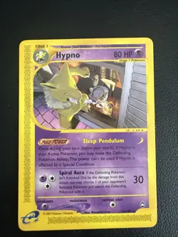 Hypno 16/147 Aquapolis E-Reader 2002 Pokemon TCG LP - Image 1