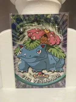 Venusaur #03 - 1999 Topps Pokemon Series 1 - Blue Logo Non Holo - Image 1