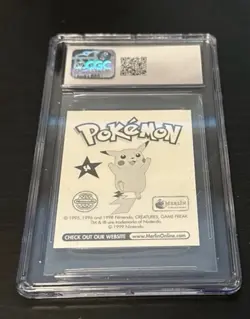 Blastoise #S4 1998 Pokemon Merlin Series 1 Holo Sticker CGC 10 - Image 2