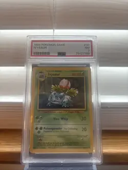 1999 Pokemon Game Base Set Unlimited #30 IVYSAUR PSA 7 NM - Image 1