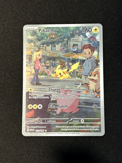 Pokemon Pikachu Sv: Scarlet & Violet 151 173/165 Illustration Rare Full Art Holo - Image 1