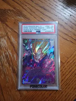 Supreme Showdown Vegeta TB2-005 SR Foil Dragon Ball Super Card Game PSA 10 - Image 1