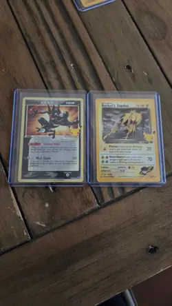 pokemon celebrations cards greninja gold star and rocket's zapdos - Image 2