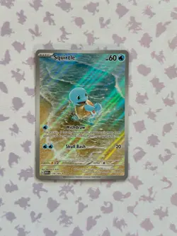 Pokemon TCG Squirtle 170/165 Sv: Scarlet & Violet 151, Illustration Rare, NM - Image 1