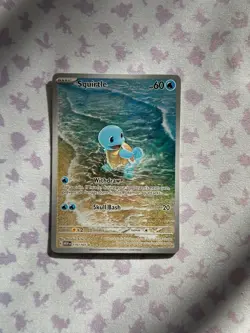 Pokemon TCG Squirtle 170/165 Sv: Scarlet & Violet 151, Illustration Rare, NM - Image 2