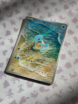 Pokemon TCG Squirtle 170/165 Sv: Scarlet & Violet 151, Illustration Rare, NM - Image 3