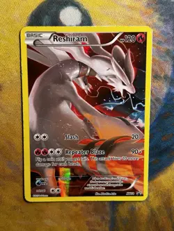 Reshiram XY74 Black Star Promo Full Art Ultra Rare Pokemon Card MP - Image 2