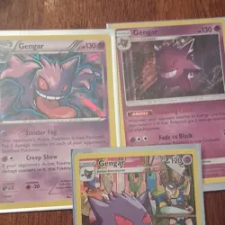 Gengar Pokemon TCG 3 Card Lot Holo & Regular English 2015 60/119 40/111 16/68 - Image 1