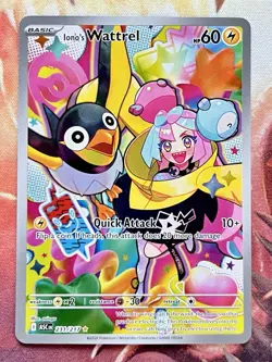 Iono’s Wattrel 231/217 Ascended Heroes Pokemon Card Illustration Rare Holo NM ⚡ - Image 1