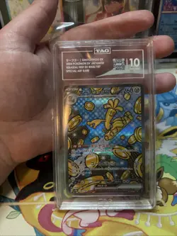 Pokemon Gholdengo Ex Japanese Terastal Fest 220/187 SAR TAG 10 Gem Mint - Image 1