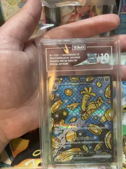 Pokemon Gholdengo Ex Japanese Terastal Fest 220/187 SAR TAG 10 Gem Mint - Image 2