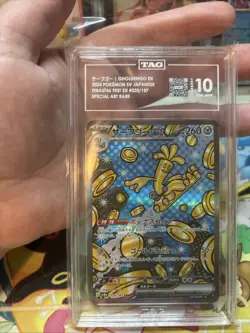Pokemon Gholdengo Ex Japanese Terastal Fest 220/187 SAR TAG 10 Gem Mint - Image 5