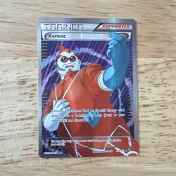 Pokemon Xerosic 119/119 XY Phantom Forces Ultra Rare Full Art Holo Trainer 2014 - Image 1
