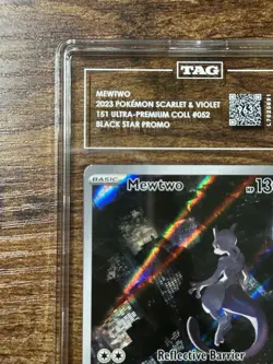 TAG 10 GEM MINT Mewtwo #052 Black Star Promo – 2023 Pokemon TCG S&V UPC - Image 3