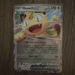 Pokemon Tcg Meowth EX 062/088 Double Rare Perfect Order - Image 1