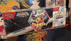 Pokemon Prismatic Evolutions Surprise Box + Booster Bundle 2 Pack - Image 3