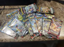 Pokemon Scarlet & Violet Stellar Crown & Obsidian Flames Booster Pack x17 - Image 2