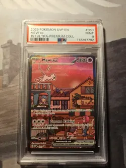 2023 Pokemon Svp En-Sv Black Star Promo #053 Mew Ex 151 Ultra-Premium Coll PSA 9 - Image 1