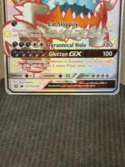 Pokemon TCG Guzzlord GX SV71/SV94 SM Hidden Fates Shiny Vault Full Art Shiny - Image 3