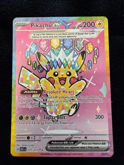 Pokemon TCG Ascended Heroes Pikachu EX 277 SIR NM - Image 1