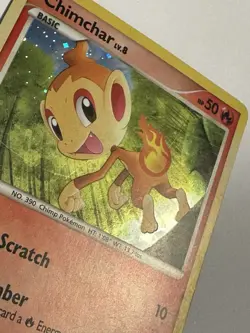 Pokemon Chimchar DP02 Holo Promo 2007 Diamond & Pearl Cosmos Holo LP/EX - Image 2