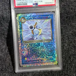 2002 POKEMON LEGENDARY COLLECTION #4 DARK BLASTOISE-REVERSE FOIL PSA 9 - Image 3