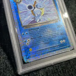 2002 POKEMON LEGENDARY COLLECTION #4 DARK BLASTOISE-REVERSE FOIL PSA 9 - Image 4