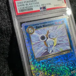 2002 POKEMON LEGENDARY COLLECTION #4 DARK BLASTOISE-REVERSE FOIL PSA 9 - Image 5