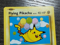 POKEMON NON HOLO FLYING PIKACHU 111/108 RARE EVOLUTIONS + NEW ARCEUS SLEEVE LP - Image 2