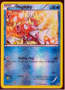2013 MAGIKARP 30/113 Legendary Treasures Pokemon REVERSE HOLO - Image 1