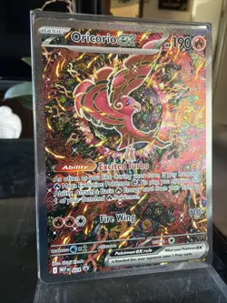 Pokemon Oricorio ex 024 ME: Mega Evolution Promo Full Art Holo 190 HP - Image 3