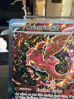 Pokemon Oricorio ex 024 ME: Mega Evolution Promo Full Art Holo 190 HP - Image 4