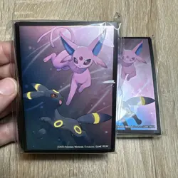 Pokemon TCG Prismatic Evolutions Umbreon Espeon Figure Collection Sleeves Sealed - Image 1