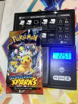 HEAVY! 22.57g Surging Sparks Pokemon TCG Booster Pack - Image 1