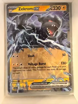 Pokemon Zekrom ex 034/086 Black Bolt NM - Image 1