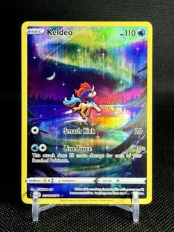 POKEMON KELDEO GG07/GG70 CROWN ZENITH GALARIAN GALLERY FULL ART HOLO - NM - Image 1