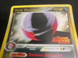 2004 Pokemon ex Team Rocket Returns - Dark Electrode 4/109 Reverse Holo Rare - Image 4