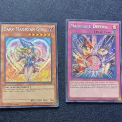 🔥🔥 Dark Magician Girl🔥🔥 Magicians Defense🔥🔥Yu-Gi-Oh 1st Edition - Image 1