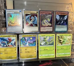 8 Dragon Cards (Pokemon And Yugioh) - Image 1
