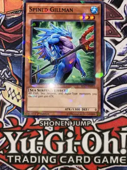 Yugioh! Spined Gillman BP03-EN059 Shatterfoil 1st Edition NM+ - Image 1